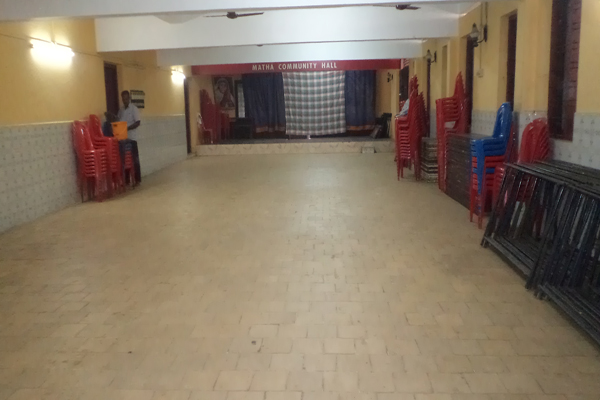Matha Community Hall facilities: 